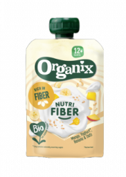 Organix Piure bio din mango, iaurt, banana si ovaz 12m+, 100 g