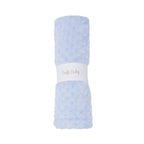 Soffi Baby patura bebelusi plusat 75x100 cm, Albastru Buline 02
