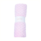 Soffi Baby patura bebelusi plusat 75x100 cm, Roz Buline 02