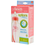 Dr.Brown's biberon Options Standard 250 ml tetina 1/0m+ 2 buc/set Roz 02