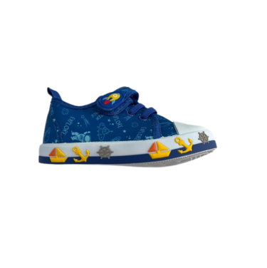 Padini tenisi baieti cu siret elastic si scai 20-25 Royal Blue cosmos