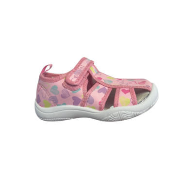 Padini tenisi fete decupati 25-30 Pink cu inimioare