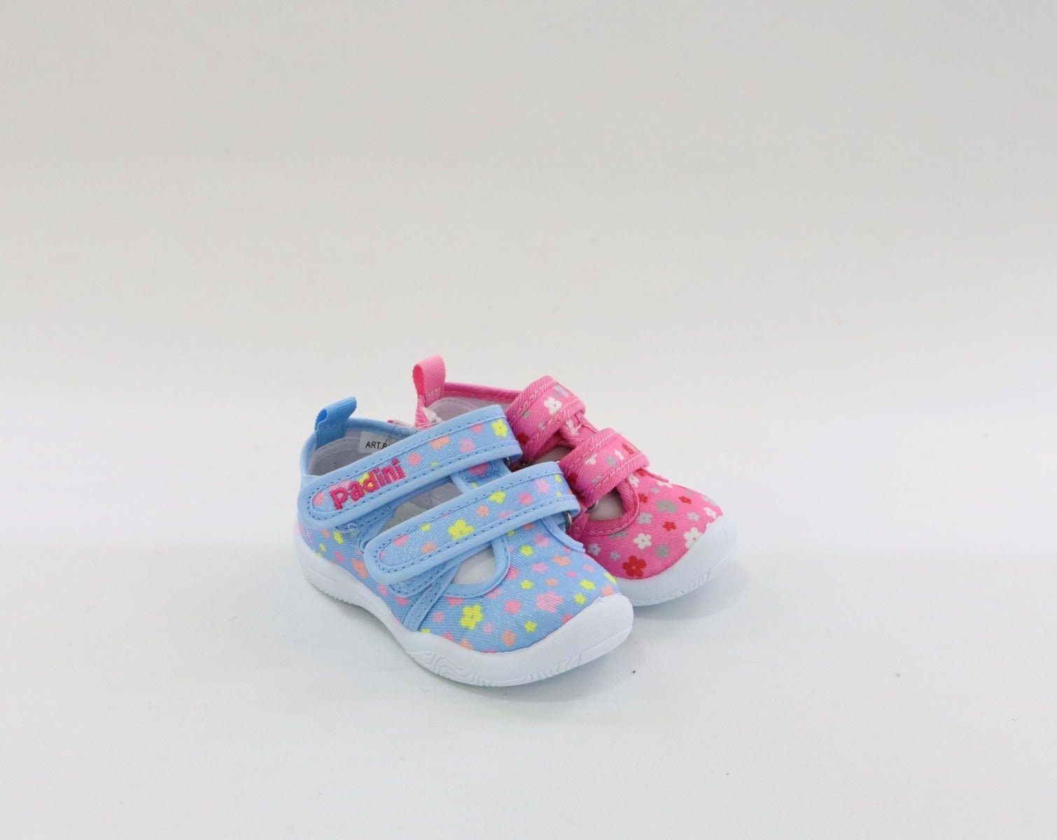 Padini tenisi fete decupati 20-25 Blue cu floricele colorate