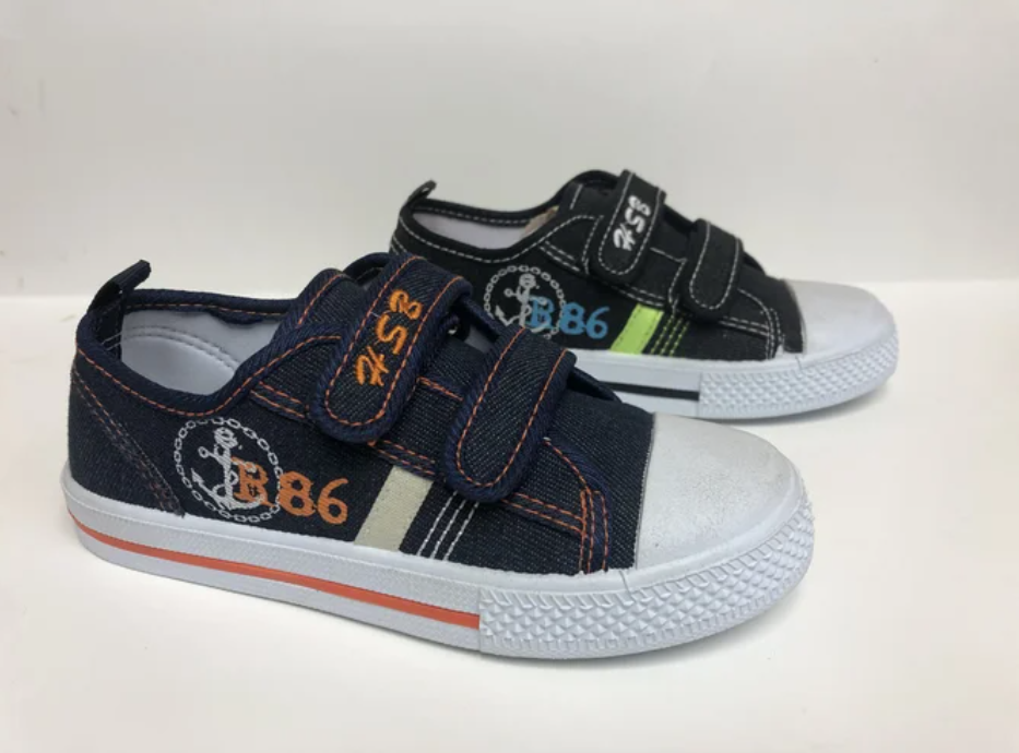 Padini tenisi baieti cu scai 31-36, R86 Jeans 19010C