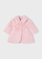 Mayoral palton fete blanita 0-18 luni, Baby pink