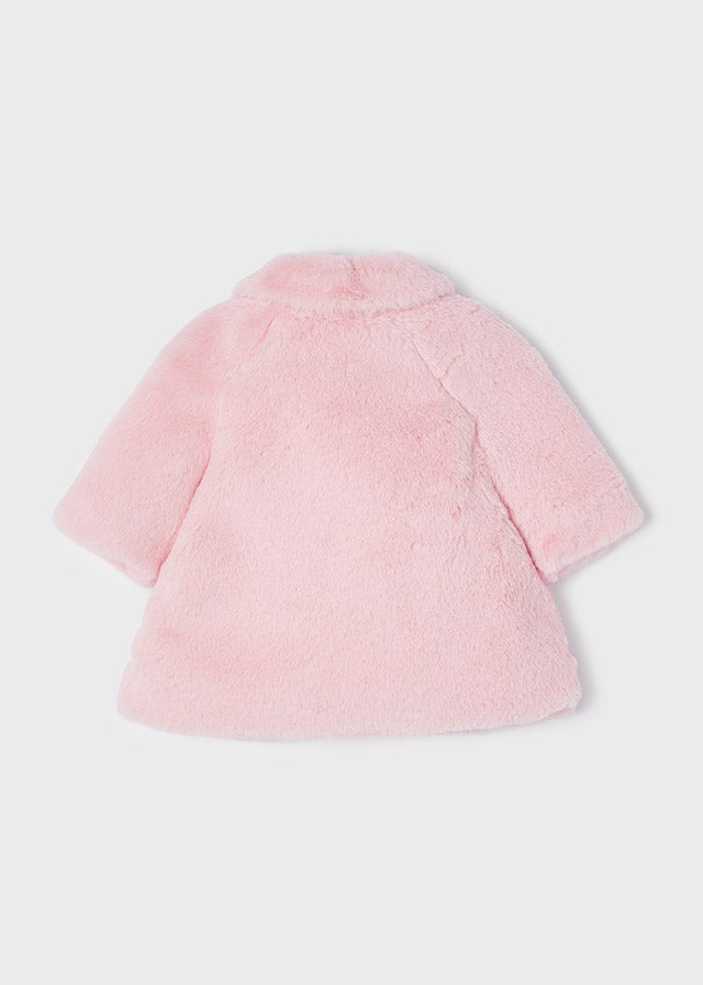 Mayoral palton fete blanita 0-18 luni, Baby pink Imagine secundară a produsului