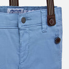 Mayoral pantalonasi lungi baieti slim fit cu bretele 9-24 luni
