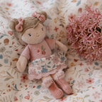 Little Dutch papusa textila mini 10 cm 12m+ Rosa