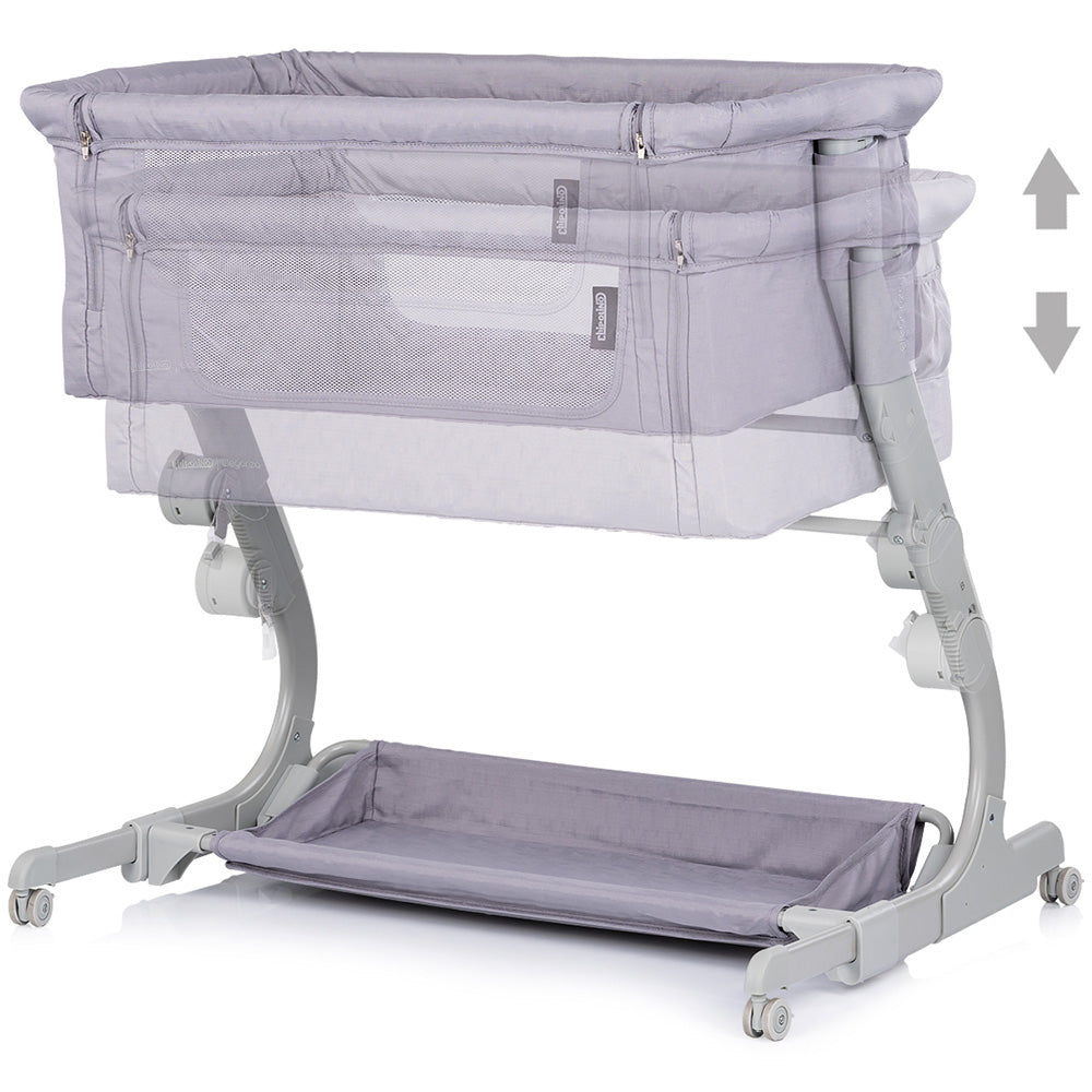 Chipolino Patut Co-Sleeper Eleganza cu laterala culisanta 0m+ Cloud