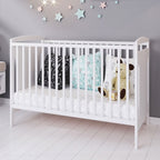 Patut din lemn 120x60 KARLY Alb
