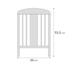 Tomi Patut din lemn 120x60 cm TOMI 13 - White