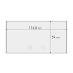 Tomi Patut din lemn 120x60 cm TOMI 13 - White