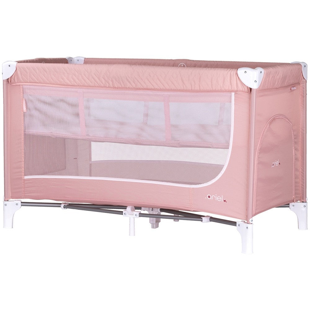 Chipolino patut pliabil Ariel 0m+, Pink marshmallow Imagine principală a produsului