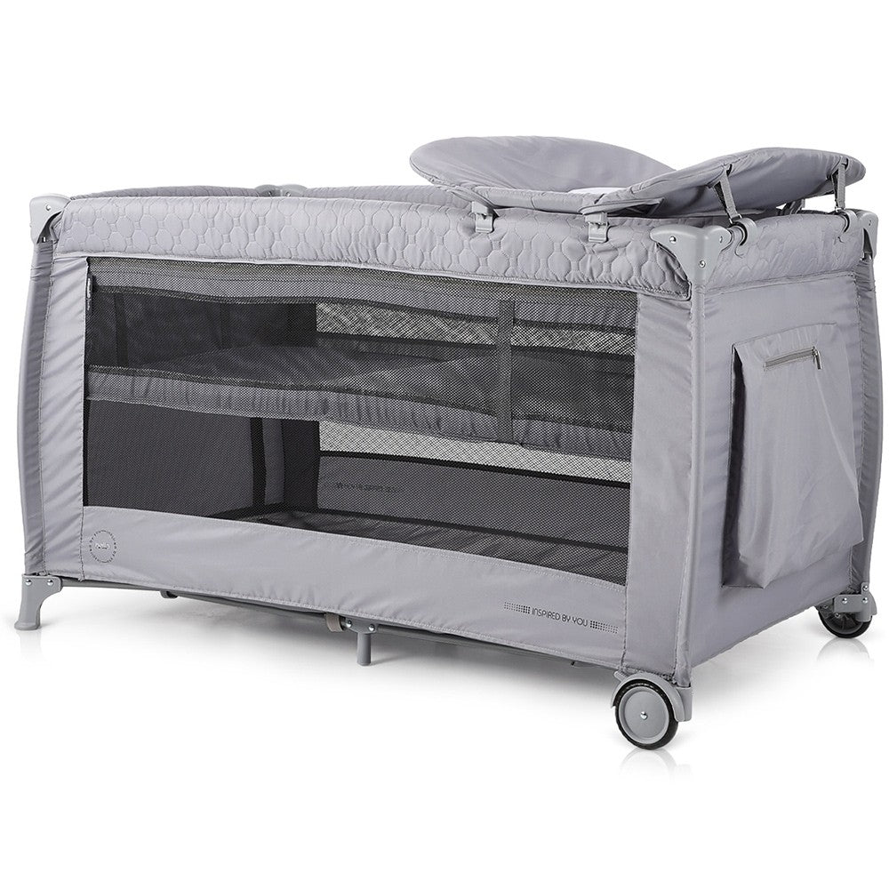 Chipolino patut pliabil Bella 0m+ Ash grey