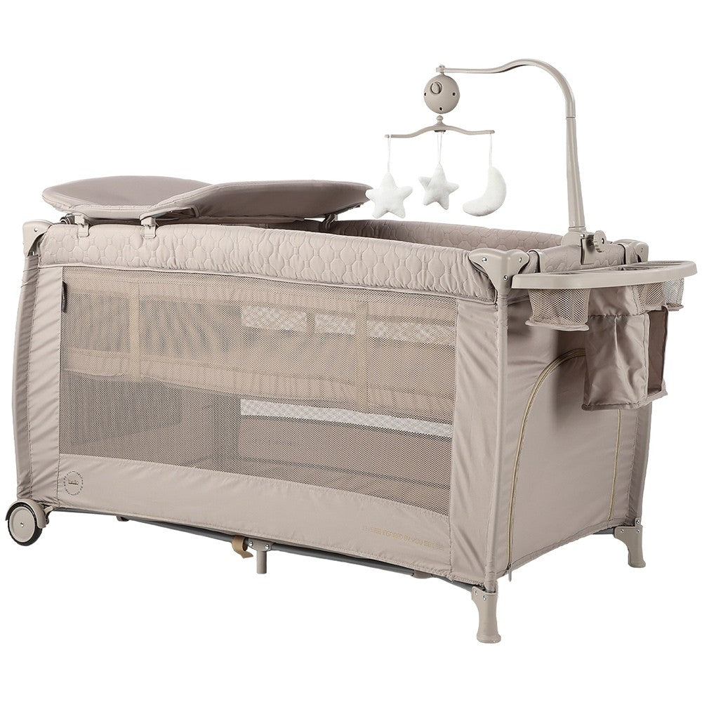 Chipolino patut pliabil Bella 0m+ Macadamia