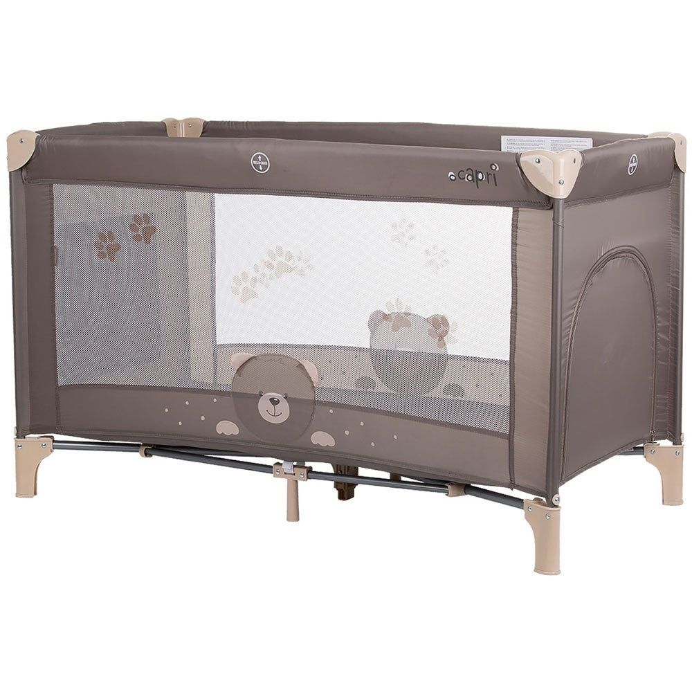 Chipolino patut pliabil Capri 0m+Bear beige