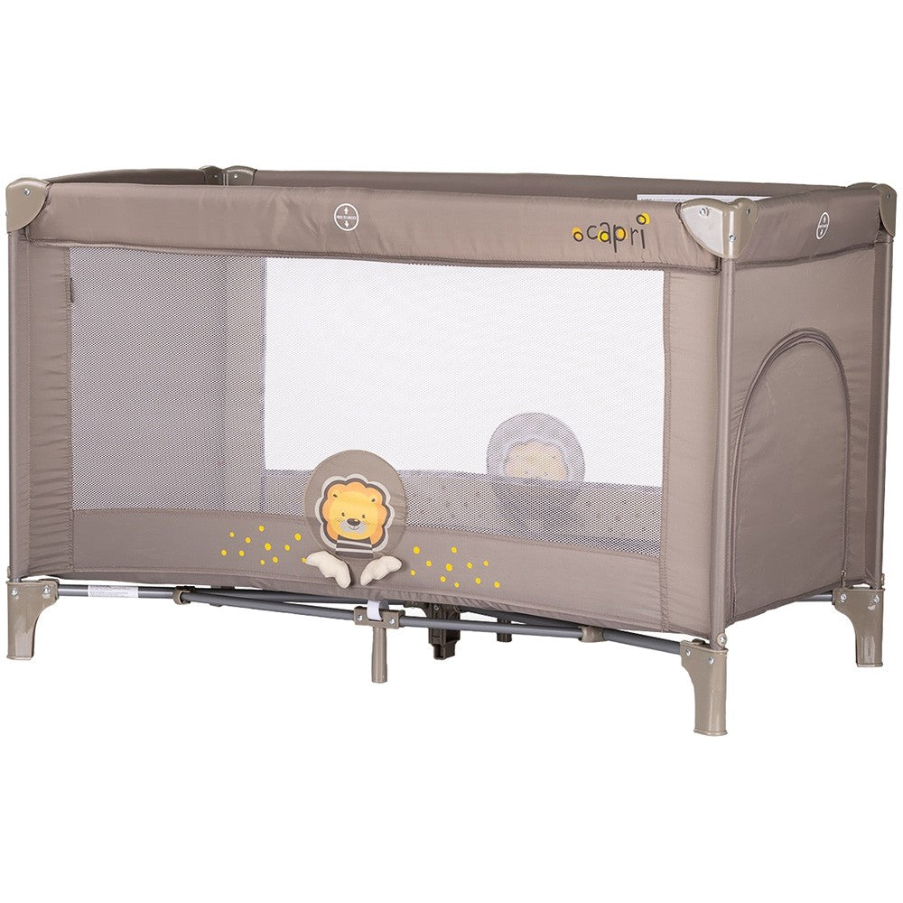 Chipolino patut pliabil Capri 0m+ Lion beige Imagine principală a produsului