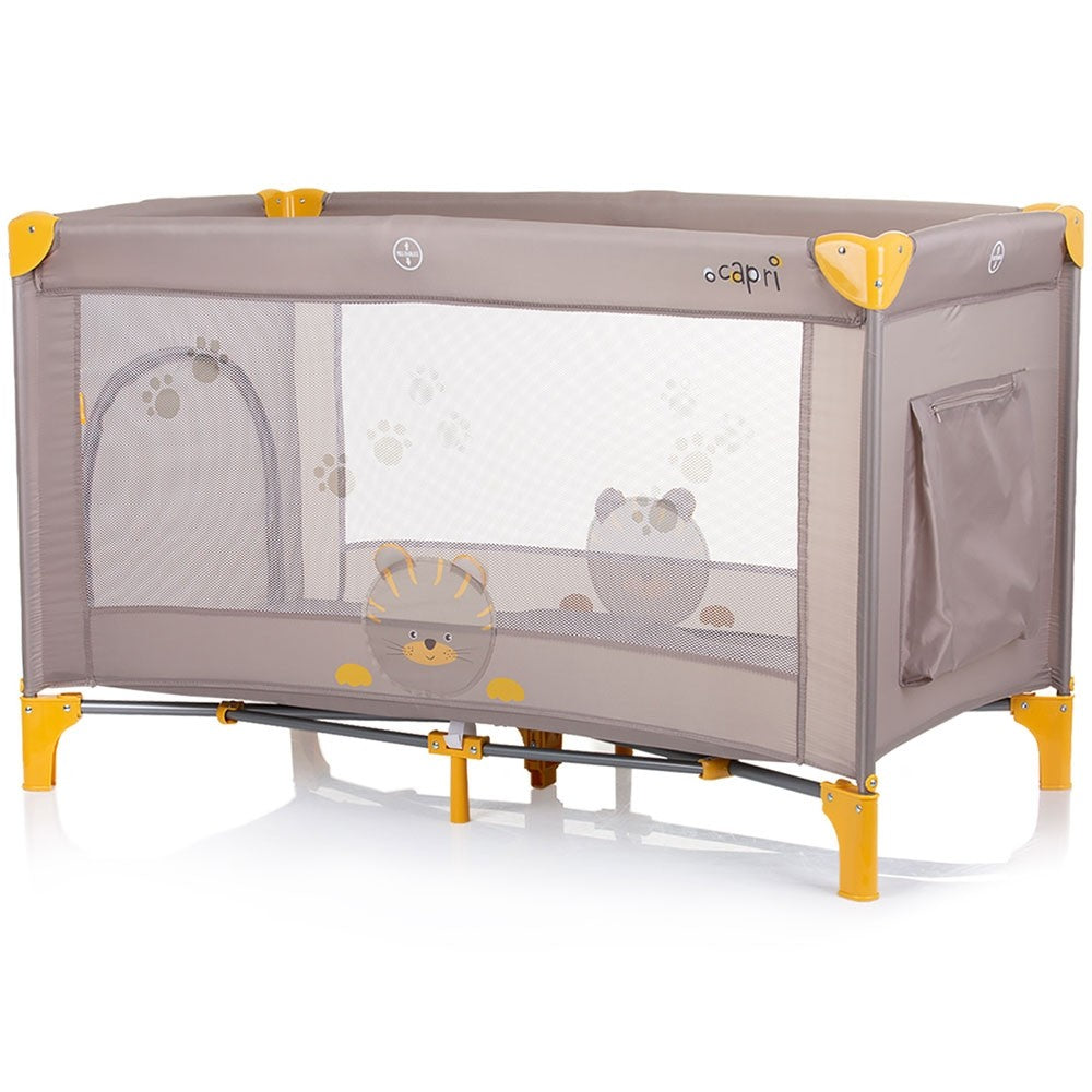 Chipolino patut pliabil Capri 0m+ Tiger beige