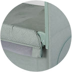 Chipolino patut pliabil Relax cu laterala culisanta 0m+ Basil linen