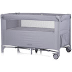 Chipolino patut pliabil Relax cu laterala culisanta 0m+ Cloud linen