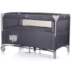 Chipolino patut pliabil Relax cu laterala culisanta 0m+ Granite 
