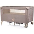 Chipolino patut pliabil Relax cu laterala culisanta 0m+ Macadamia linen