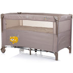 Chipolino patut pliabil Relax cu laterala culisanta 0m+ Macadamia tiger