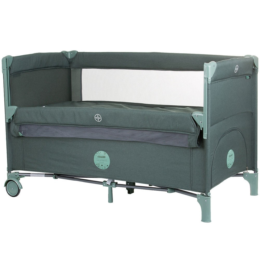 Chipolino patut pliabil Relax cu laterala culisanta 0m+ Pine linen