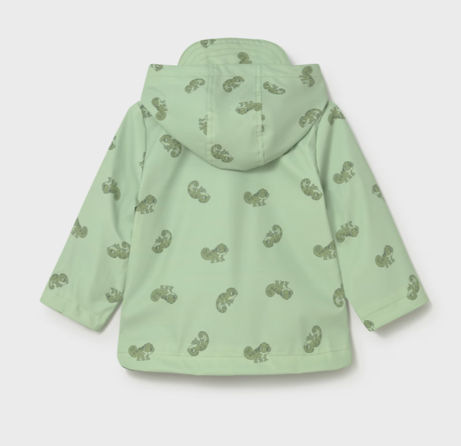 Mayoral pelerina baieti 6-48 luni Matcha cu cameleon
