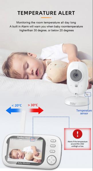 Perfect Medical monitor si camera audio-video wireless 0m+