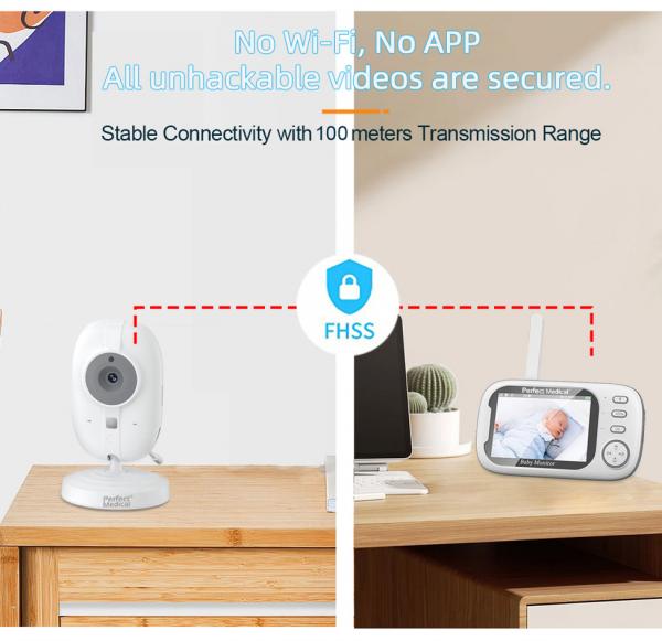 Perfect Medical monitor si camera audio-video wireless 0m+