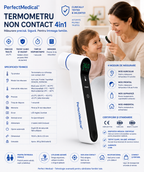 Perfect Medical Termometru non contact infraroșu 4in1 PM-49