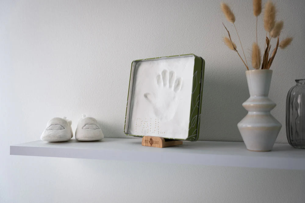 Petit Artichaut cutie cu kit amprenta pentru bebelusi 0m+ Olive Tree