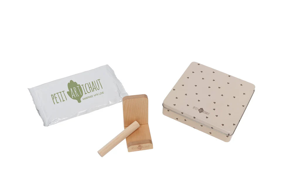 Petit Artichaut cutie cu kit amprenta pentru bebelusi 0m+ Preatty Hearts