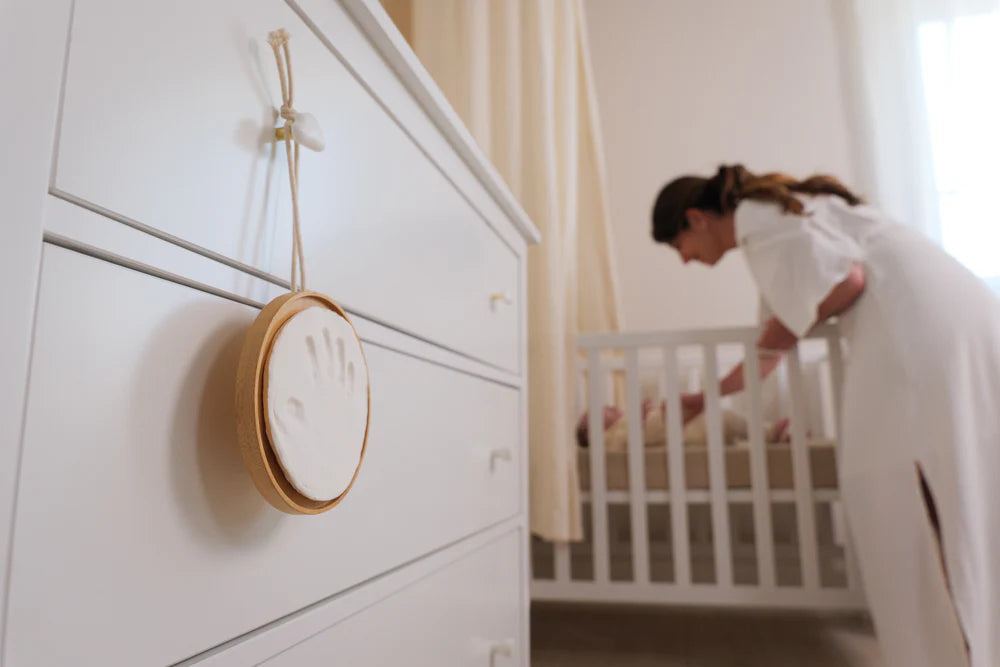 Petit Artichaut kit amprenta cu rama din lemn rotunda 0m+