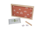 Petit Artichaut rama foto cu kit amprenta dublu 0m+ Rainbow Terracotta