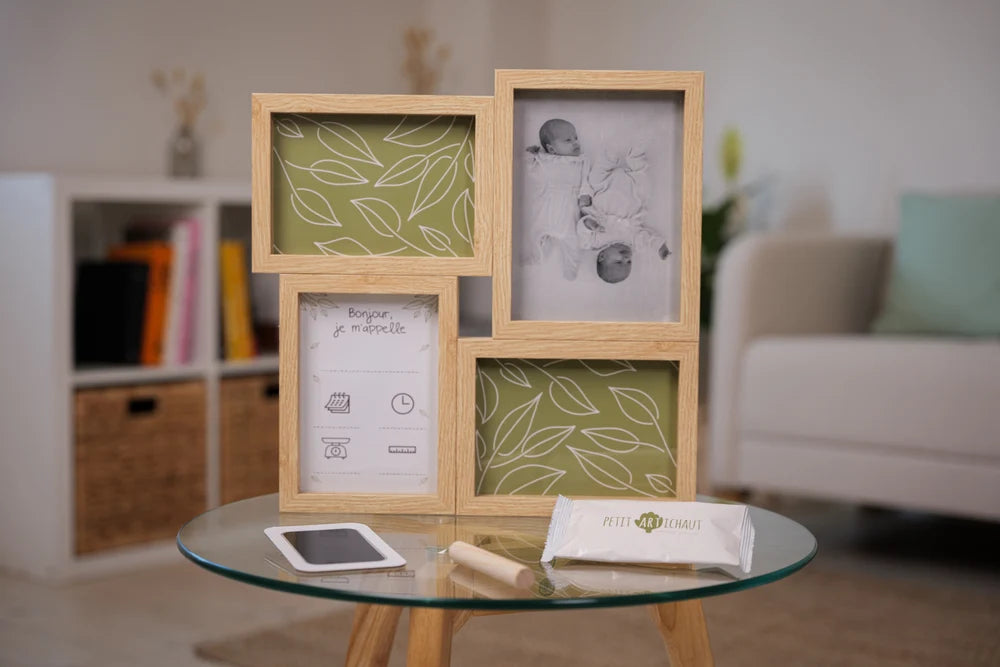 Petit Artichaut rama cu kit amprenta pentru bebelusi 0m+ Olive Tree