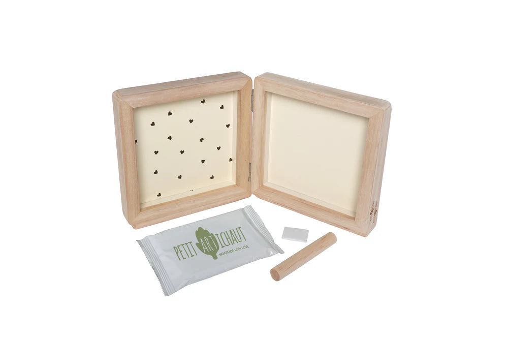 Petit Artichaut rama dubla cu kit amprenta 0m+ Pretty Hearts