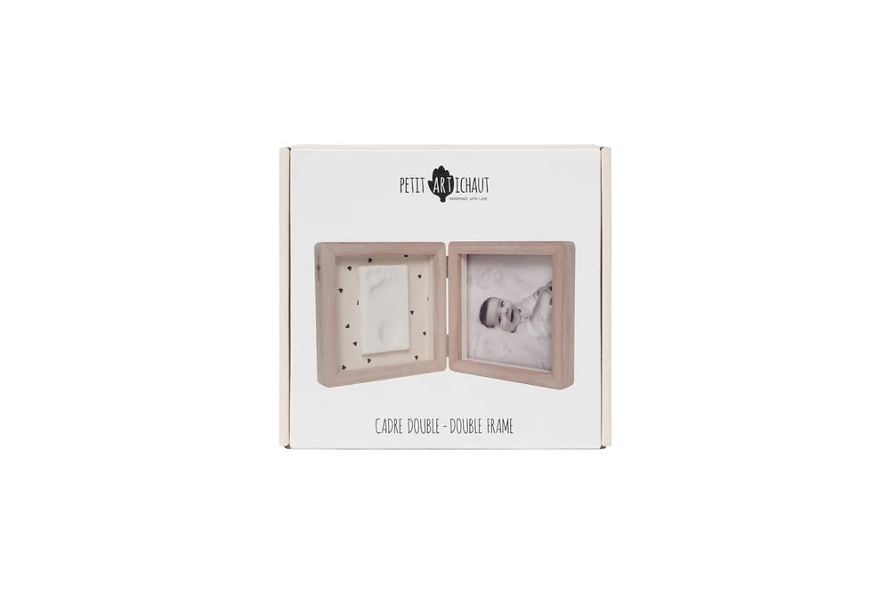 Petit Artichaut rama dubla cu kit amprenta 0m+ Pretty Hearts