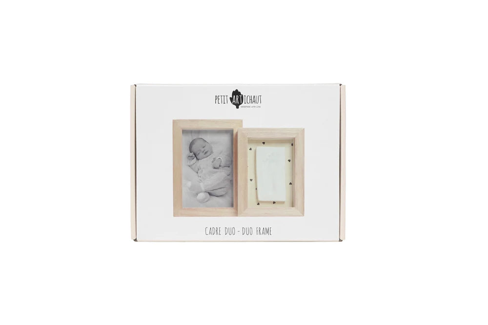 Petit Artichaut rama Duo cu kit amprenta 0m+ Pretty Hearts