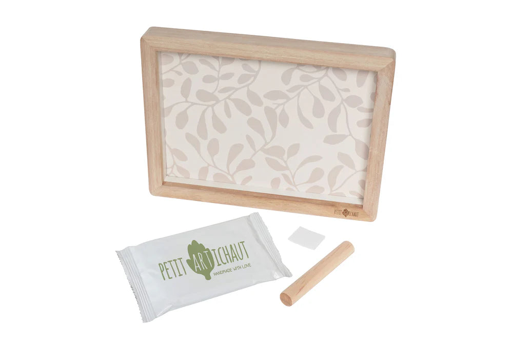 Petit Artichaut rama cu kit amprenta pentru bebelusi Classic Frame 0m+ Ivy Grey