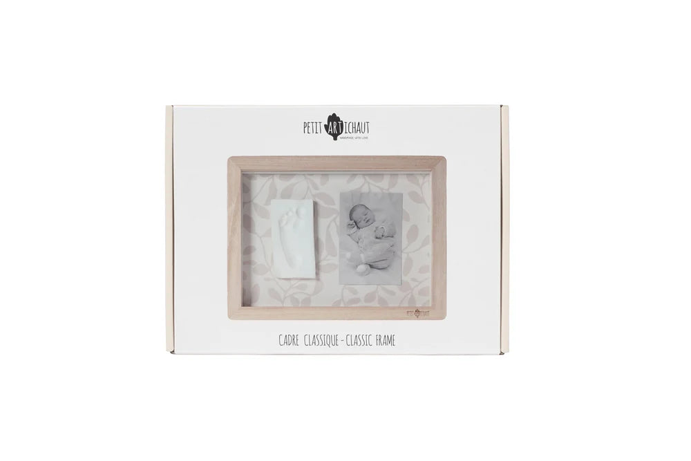 Petit Artichaut rama cu kit amprenta pentru bebelusi Classic Frame 0m+ Ivy Grey