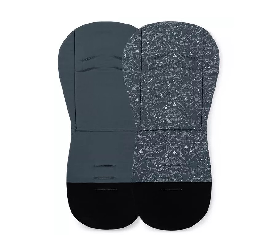 Petite&Mars insertie carucior Foamy 0m+, Anthracite Dino 502893 Imagine principală a produsului