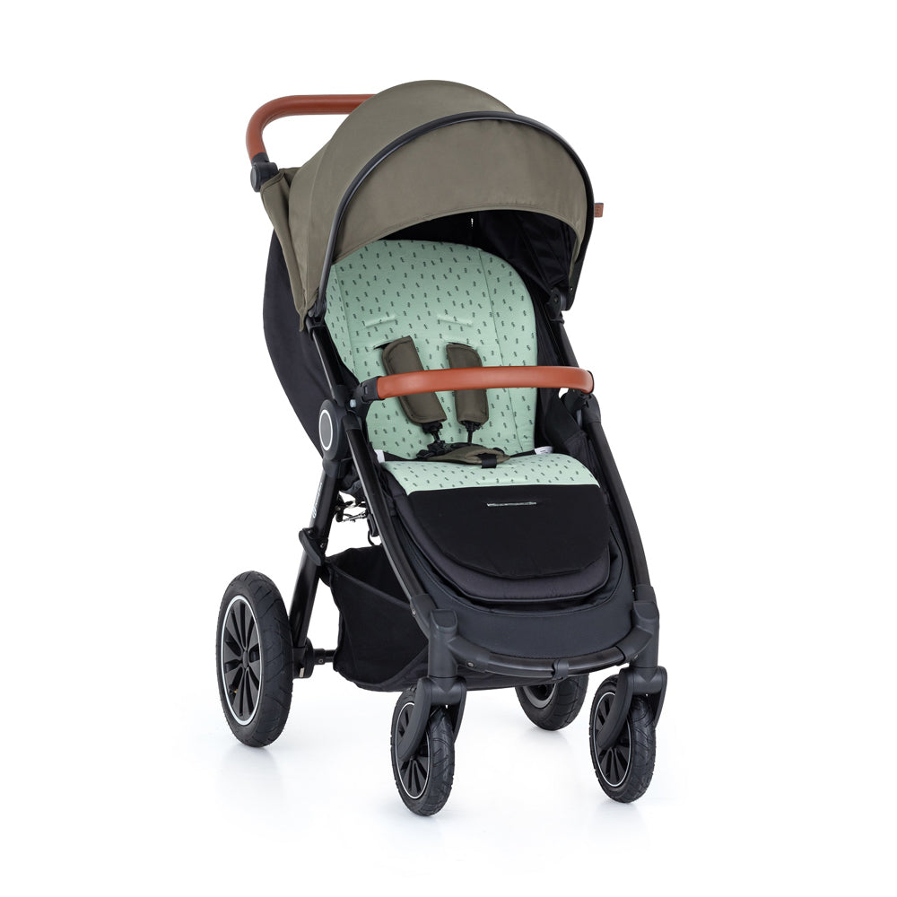 Petite&Mars insertie carucior Foamy 0m+, Green Trees Imagine secundară a produsului