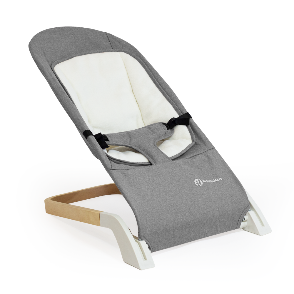 Petite&Mars balansoar simplu CALMY 0m+ Grey Imagine principală a produsului