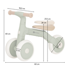 Petite&Mars bicicleta de echilibru multifunctionala 3in1 BINGO 12m+ Sterling Blue