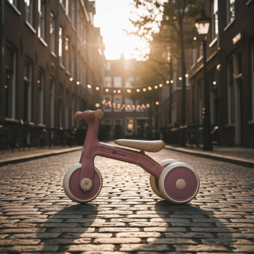 Petite&Mars bicicleta de echilibru multifunctionala 3in1 BINGO 12m+ Dusty Rose