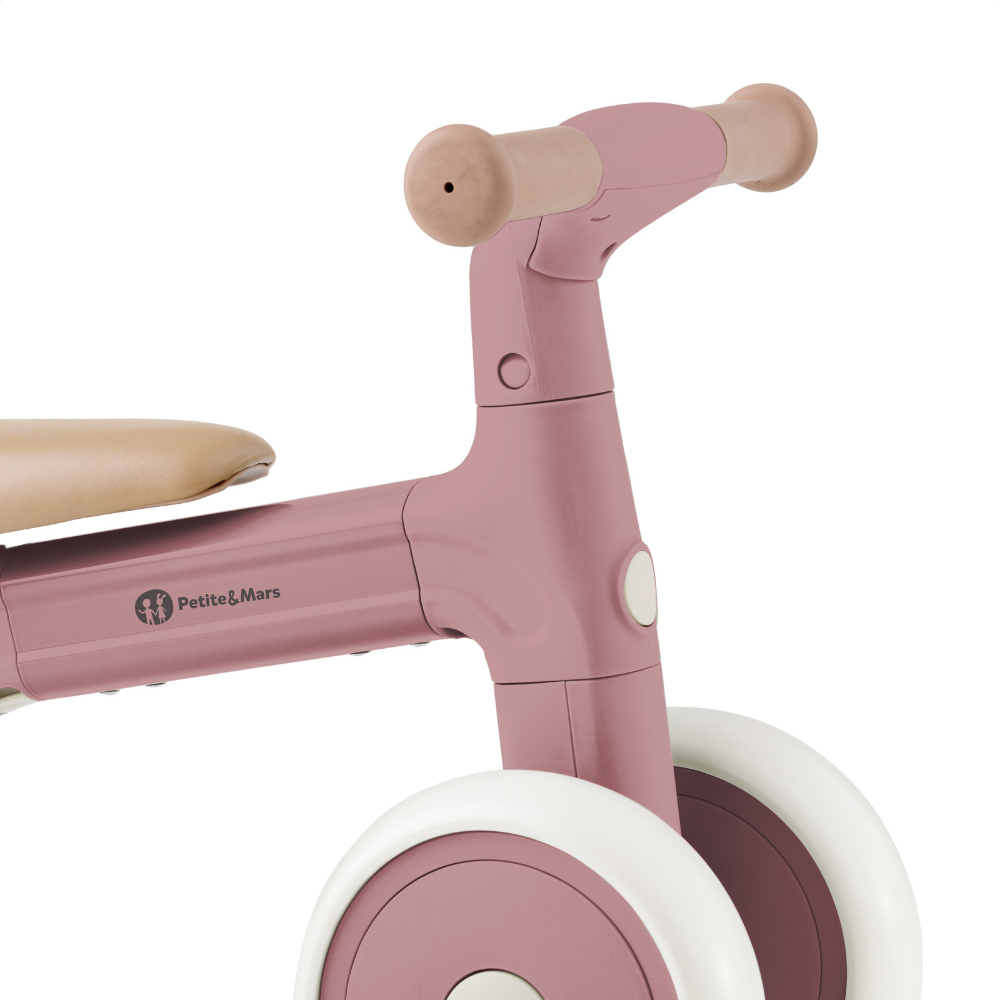 Petite&Mars bicicleta de echilibru multifunctionala 3in1 BINGO 12m+ Dusty Rose
