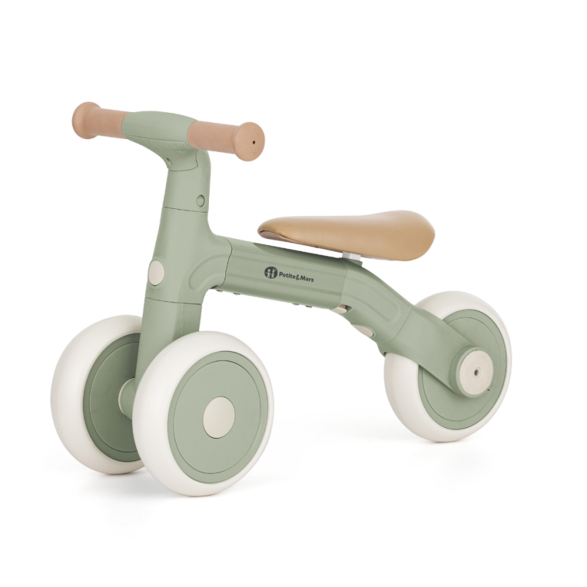 Petite&Mars bicicleta de echilibru multifunctionala 3in1 BINGO 12m+ Sage Leaf