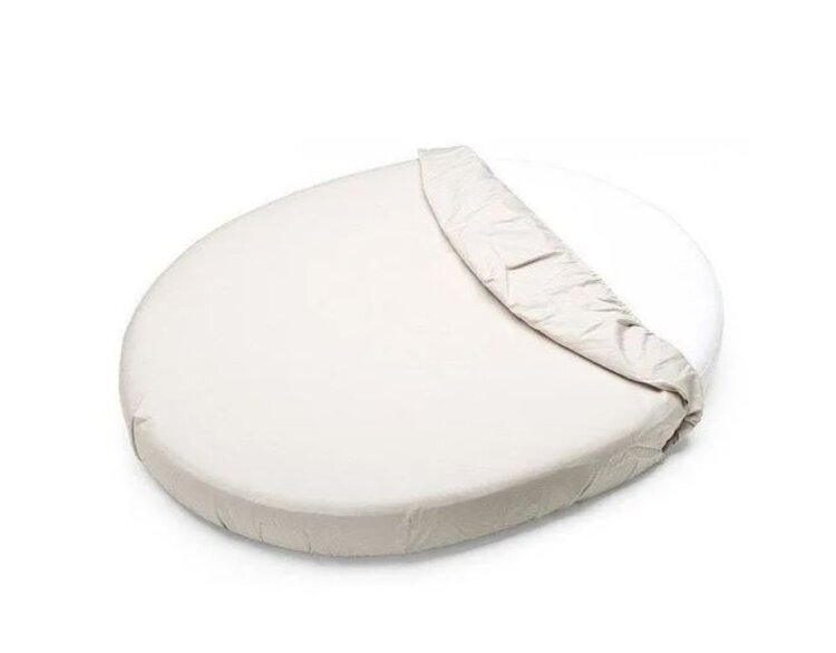 Petite&Mars cearsaf impermeabil Soft Dream Oval 84x50 cm Alb Imagine principală a produsului